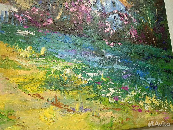 Картина маслом на холсте. Пейзаж