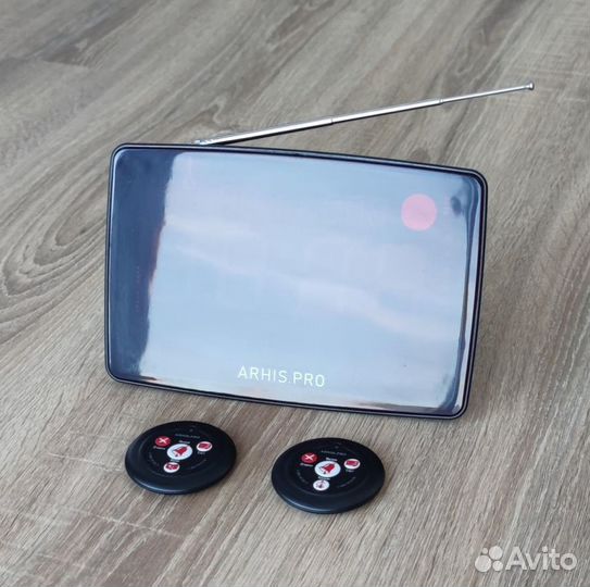 Табло вызова официанта руссифицировано и кнопки