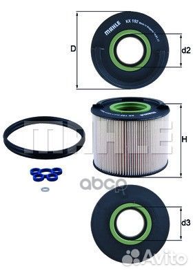 Фильтр топливный audi Q7 (4LB) porsche cayenne