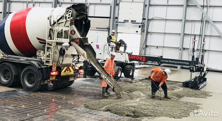 Доставка бетона насосом от 1 куба