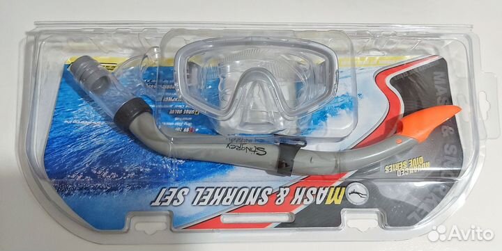 Новые Маска и трубка для плавания