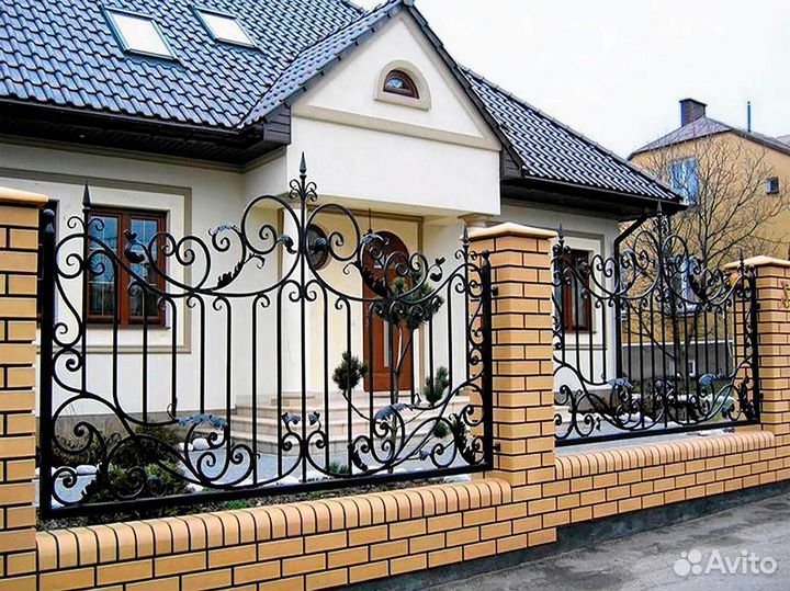 H2Заборы на дачу с ковкой 2м/h2 p/p pstrongИ