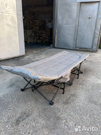 Раскладушка с матрасом туристическая новая