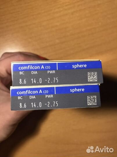 Линзы Comfilcon A или Biofinity