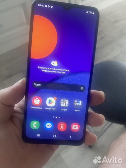 Samsung m12 4/64gb синий