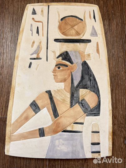 Египетский папирус + картина из гипса