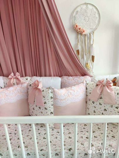 Бортики в детскую кроватку