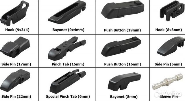 Щётка стеклоочистителя каркасная 14 дм - 350 мм