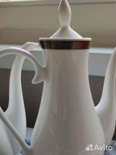 Кофейный сервиз на 12 персон +подарок чайник