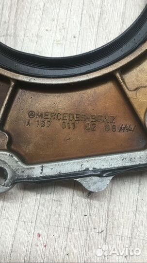 Б/У Крышка коленвала задняя MB om.137,om.275,om