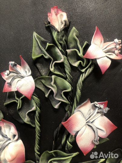 Картина из натуральной кожи 60х80