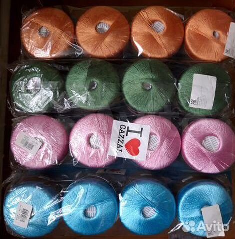 Тонкая пряжа Princess Gazzal из искусственного шел