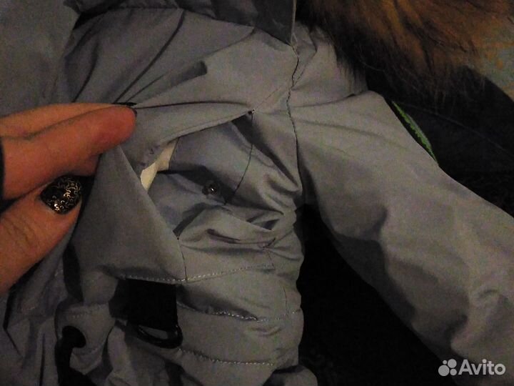 Зимняя куртка на девочку 140