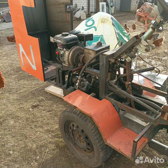 Минитрактор самодельный переломка
