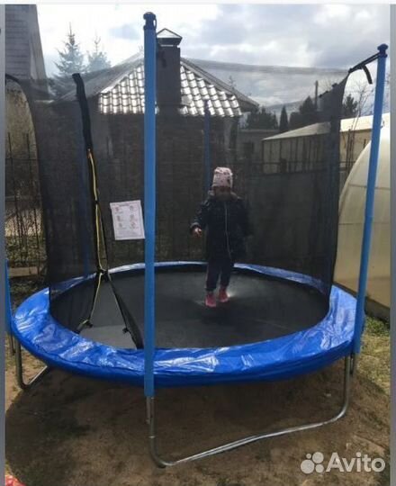 Батут с сеткой 1,83; 2,44; 3,05; 4,27; 4,8 - Новые