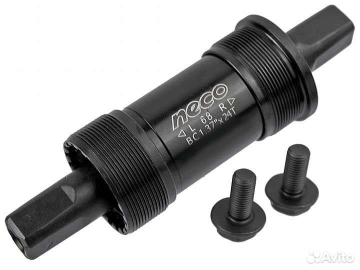 Каретка Neco B910P (корпус-сталь, левая чашка-нейл