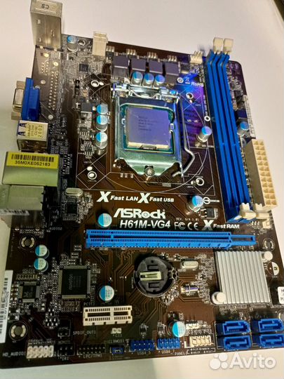 Материнская плата ASRock H61M-VG4 s/1155