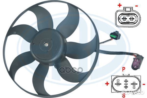 Вентилятор охлаждения радиатора skoda/VW 05
