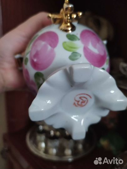 Сахарница самовар СССР