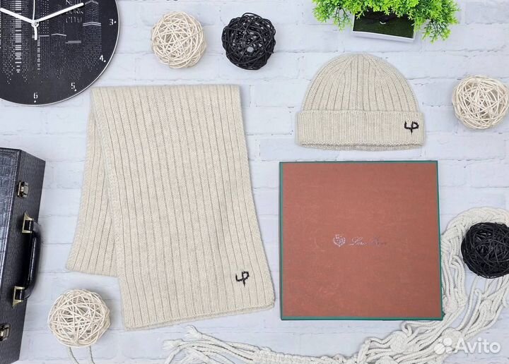 Шапка и Шарф мужские Loro Piana