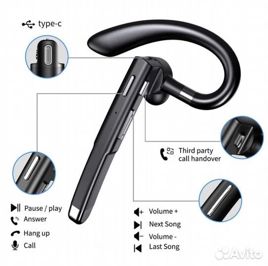 Bluetooth гарнитура YYK-520 новая
