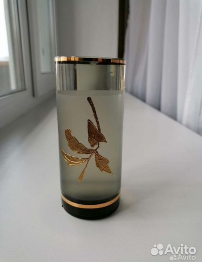 Набор для воды богемия позолота дымчатый