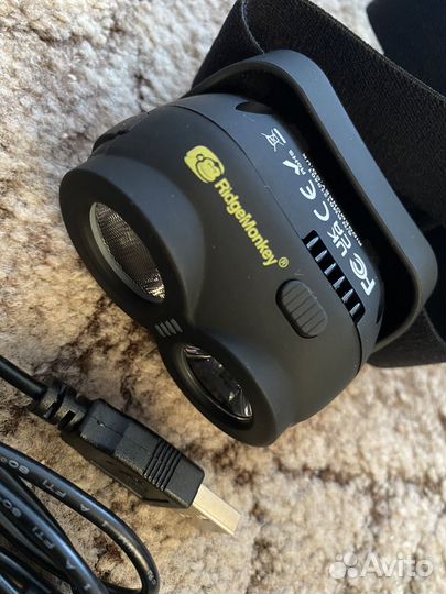 Фонарь налобный Аккумуляторный Ridge Monkey