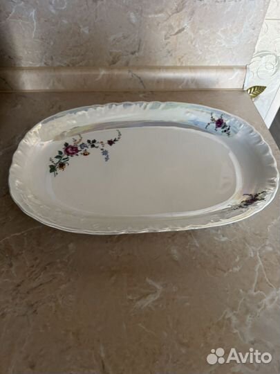 Блюдо сервировочное фарфор