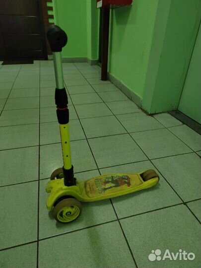 Самокат детский трехколесный бу