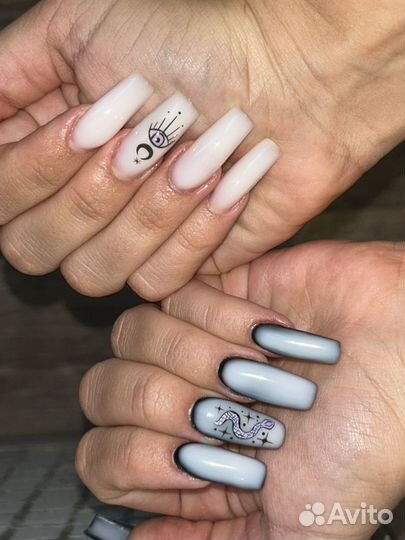 Маникюр, наращивание ногтей, гель-лак