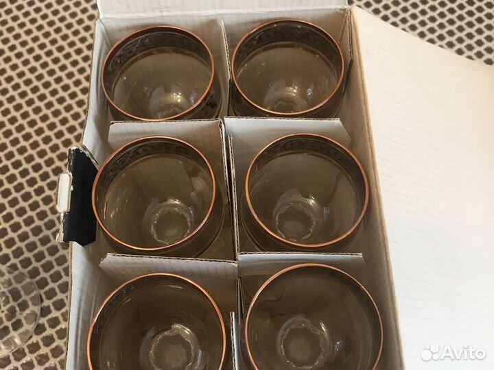 Хрустальные фужеры Чехия bohemia Diana