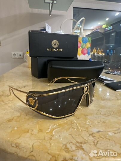 Солнцезащитные очки мужские Versace оригинал доки