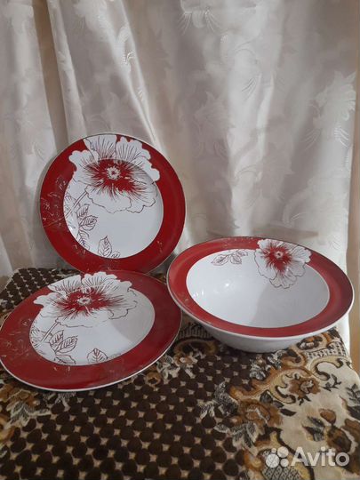 Набор посуды из 3 предметов бренд Luminac Франция