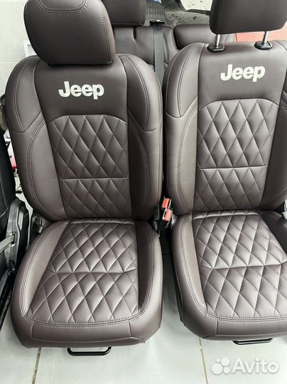 Сидения Jeep Wrangler перетяжка