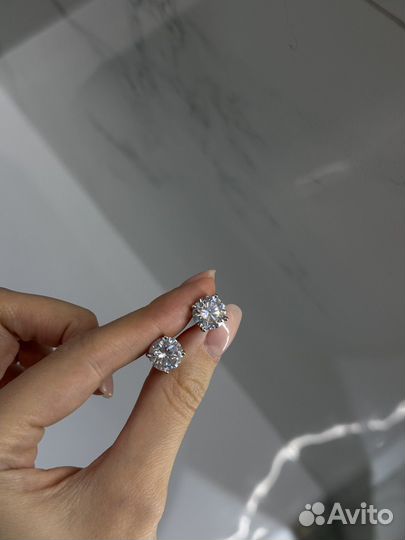 Серьги пусеты Wanna Be