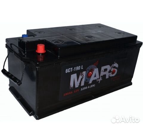 Аккумулятор mars 6CT- 190 (EN) 1250