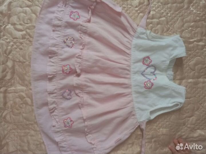 Вещи пакетом от 0 до 1,5 года на девочку