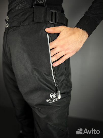 Полукомбинезон горнолыжный Evil Wolf Чёрный