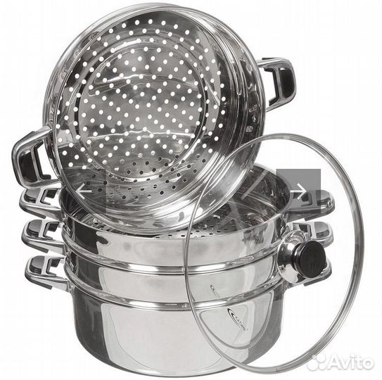 Мантоварка новая из нержавеющей стали