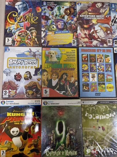 Компьют. игры для детей,спорт,обучение на дисках