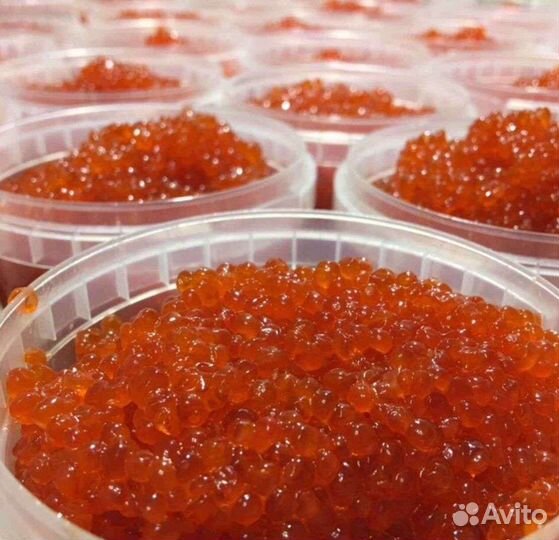Красная икра кета