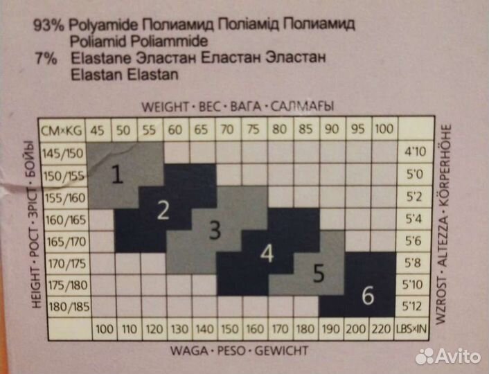 Колготки бу