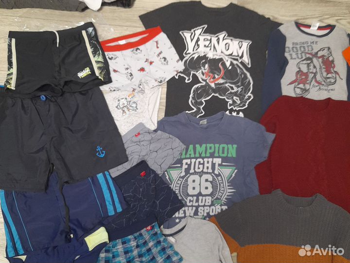 Детские вещи на мальчика 122-134