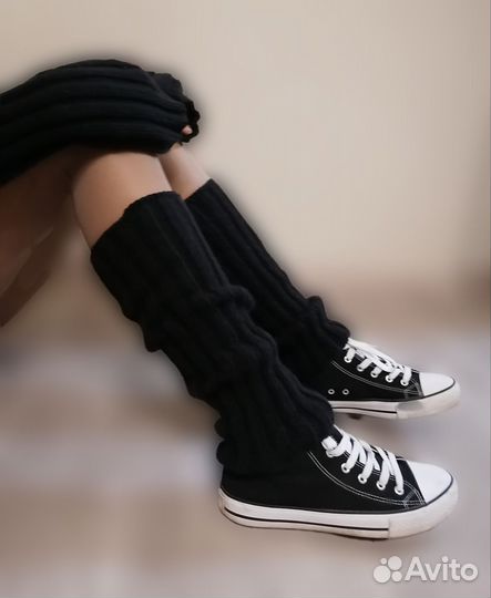 Набор гетры и митенки ручная работа