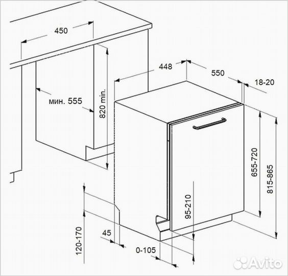 Встраиваемая посудомоечная машина Maunfeld MLP