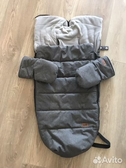 Зимний конверт + муфта рукавички