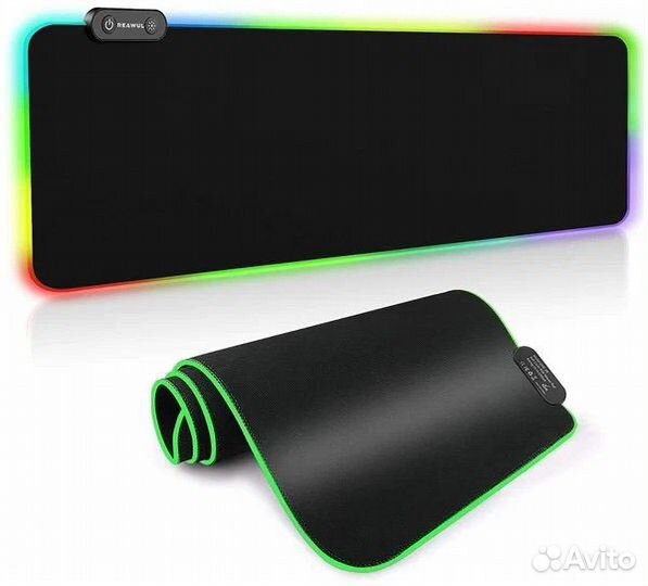 Игровой коврик для мыши с подсветкой 80*30 см