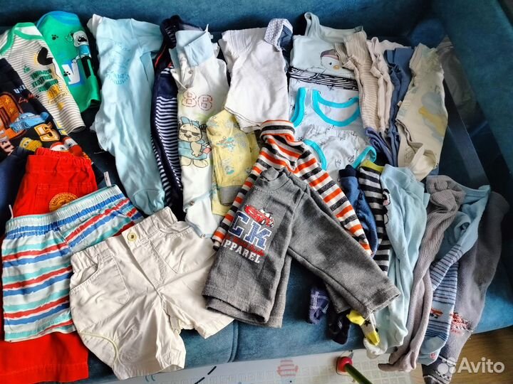 Вещи пакетом от 3 месяцев до 1,5лет
