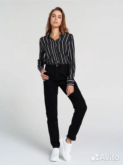 Джинсы прямые момс S