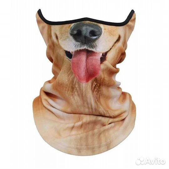 Маска в виде морды собаки